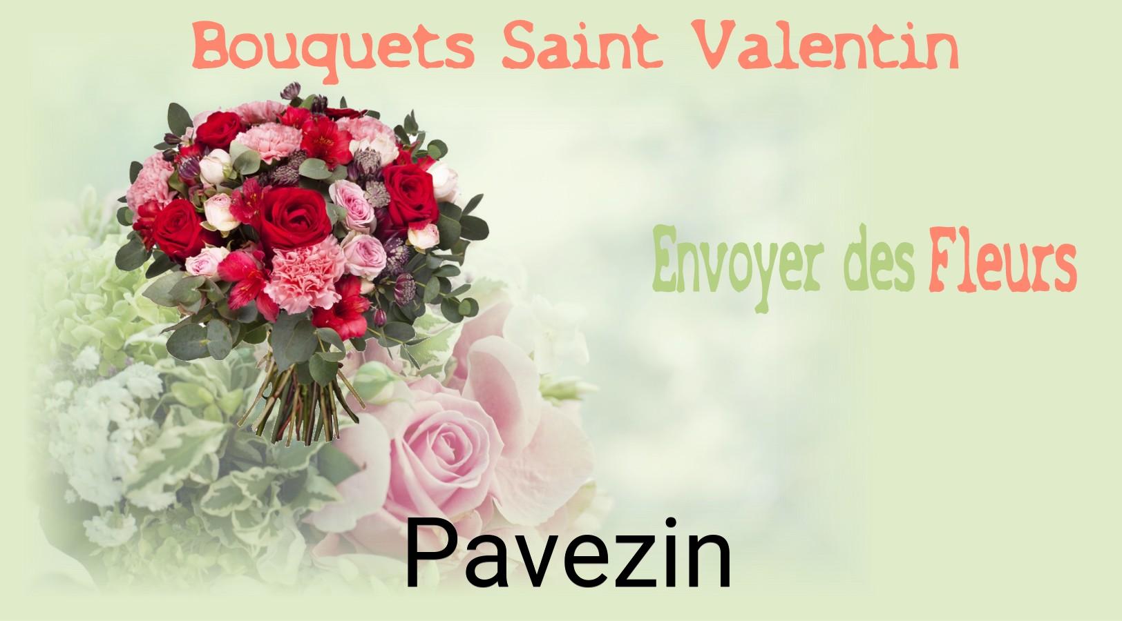 Roses de Saint-Valentin livrées à Pavezin